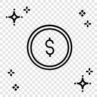 cash, money, electronic, cryptocurrency icon svg