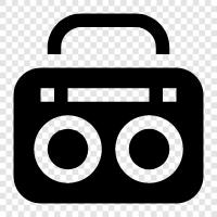 cassette, cassette recorder, analog, analog recorder icon svg