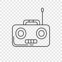 cassette tapes, old school, nostalgia, retro icon svg