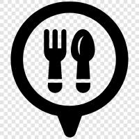 Casual Dining, Fine Dining, Healthy Options, Local Eateries icon svg