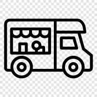 catering, food delivery, food truck, gourmet food icon svg