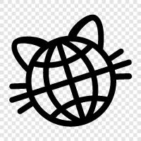 cats, felines, feline, pet icon svg