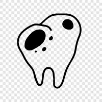 Cavity, Dentist, Dental, Disease icon svg