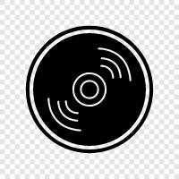 audio CD, data CD, compact disk icon svg