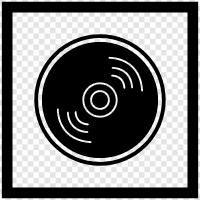 music, audio, album, CD album icon svg