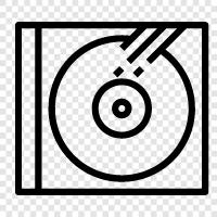 cd music, vinyl music, music downloads, music streaming icon svg