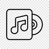 music, audio, CD player, CD music icon svg