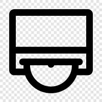 CD reader, CD writer, CD drive icon svg