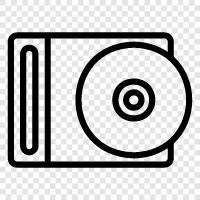 music, audio, music CD, music album icon svg