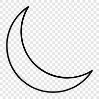 celestial, moon, new moon, dark moon icon svg