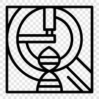 cell biology, genetics, evolution, neurobiology icon svg