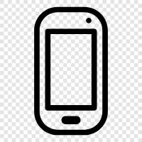 cell phone, smartphone, android, iPhone icon svg