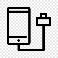 Заряд на мобильный телефон, заряд на андроид, заряд на телефон Значок svg