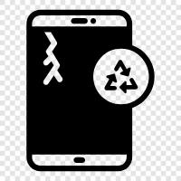 cell phone, iphone, android, blackberry icon svg