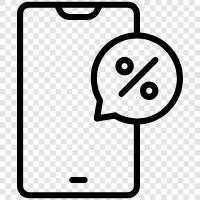 cell phone sale, iphone sale, ipad sale, computer sale icon svg