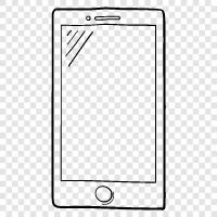 cellphone, cell phone, phone, handheld device icon svg