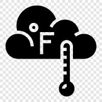 Celsius, termometre, hava, sıcaklık ikon svg