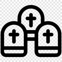 Cemetery icon svg