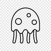 cephalopods, tentacles, ink, animals icon svg