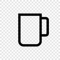 Keramik, Kaffee, Tee, Bier symbol