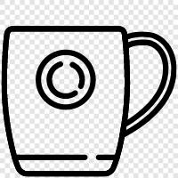 ceramic mug, travel mug, insulated mug, coffee mug icon svg