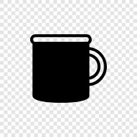 ceramic mug, coffee mug, mugs, coffee icon svg