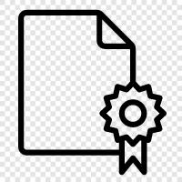 Certificate, authentication, authentication certificate, authentication certificate document icon svg