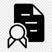 certificate icon svg