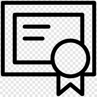 certificate icon svg