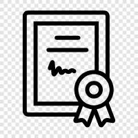 certificate icon svg