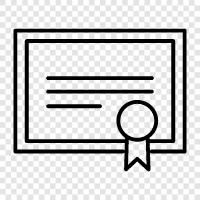 certificate icon svg