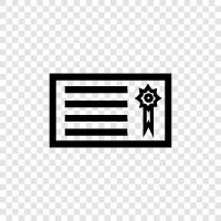 Certificate of, Certificate of Authenticity, Certificate of Deposit, Certificate icon svg