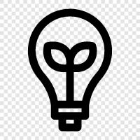 CFL, LED, incandescent, halogen icon svg