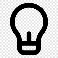 CFL, LED, incandescent, Light Bulb icon svg