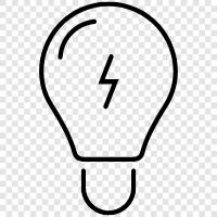 CFL, Energy Efficiency, LED, Lamps icon svg