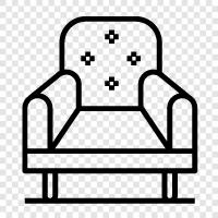 chair, seating, rental, event icon svg