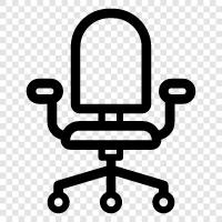 chair, office, chair for office, chair for home icon svg