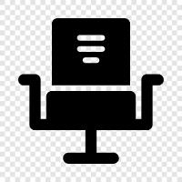 chair, wooden chair, office chair, leather chair icon svg