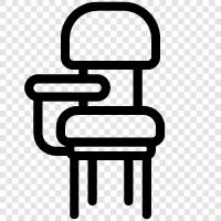 chair, furniture, office chair, wooden chair icon svg