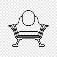 chair, office chair, wooden chair icon svg