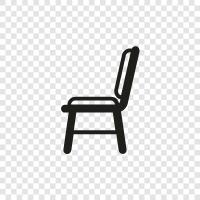 chair, furniture, office chair, leather chair icon svg