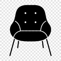 chair, sitting, sitting down, lying down icon svg