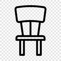 chair, wooden chair, office chair, chair for sitting icon svg