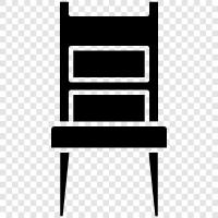 chair, wooden chair, office chair, leather chair icon svg