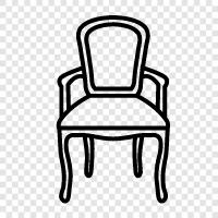 chair, office chair, office furniture, furniture icon svg