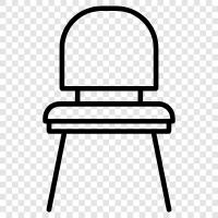 chair, office chair, wooden chair, leather chair icon svg