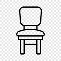 chair, seating, furniture, office icon svg