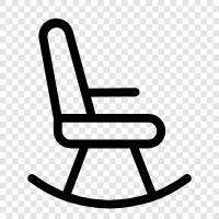 chair, office chair, office furniture, office supplies icon svg