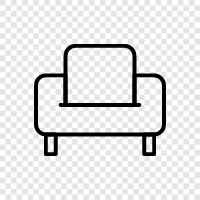 chair, furniture, office, desk icon svg