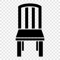 chair, furniture, office, sitting icon svg